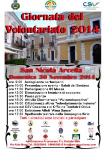 Programma Giornata del Volontariato